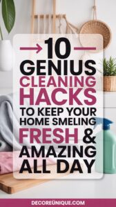 cleaning hacks to make house smell good