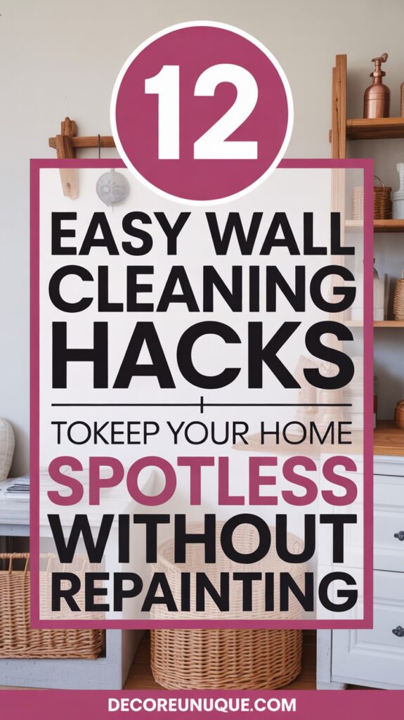 wall cleaning hacks