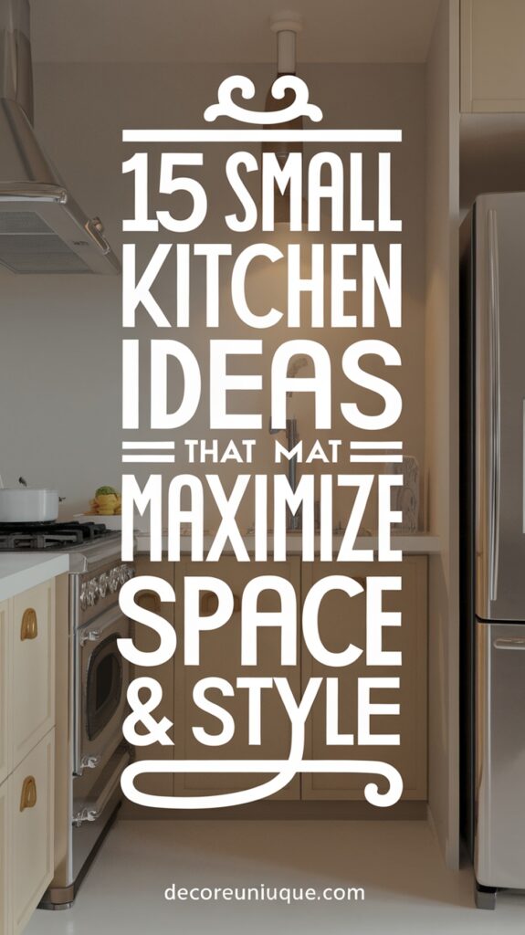 kitchen ideas for small spaces