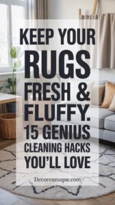 rug cleaning hacks