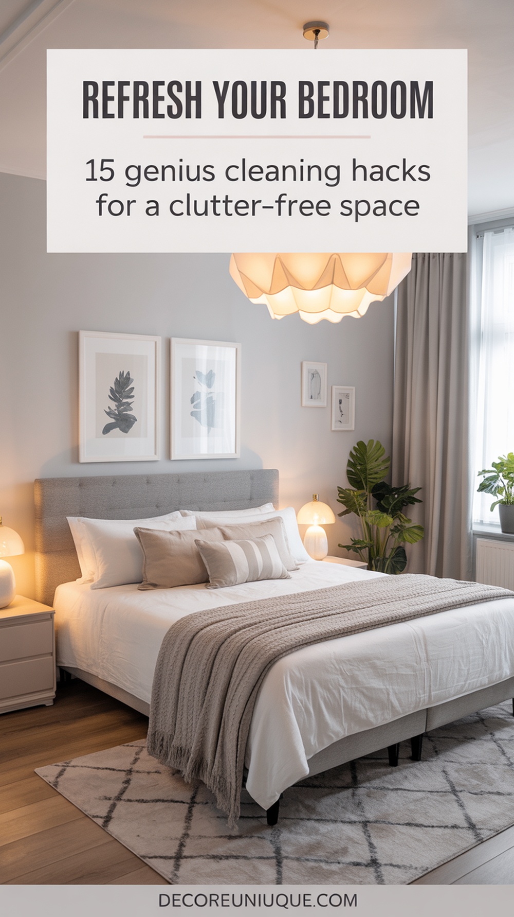 Cleaning Hacks Bedroom