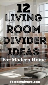 12 Genius Living Room Divider Ideas for Modern Homes