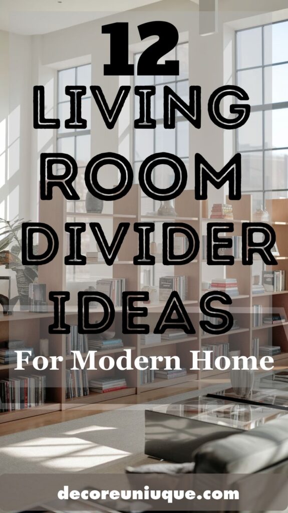 12 Genius Living Room Divider Ideas for Modern Homes